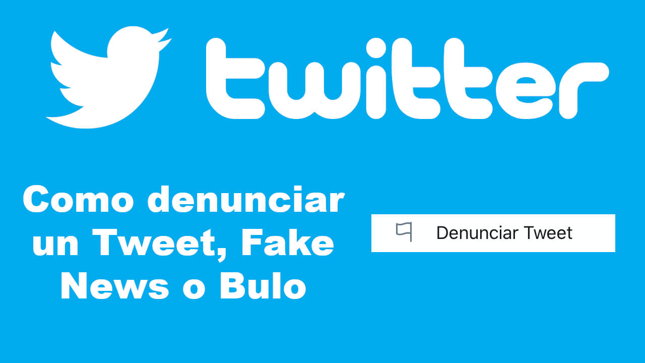 Como denunciar un Tweet en Twitter (iPhone Android o Web)